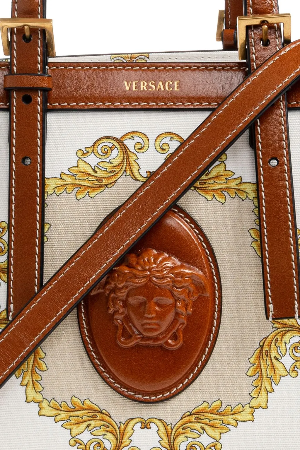 Versace RiviÈRe Printed Mini Tote Bag
