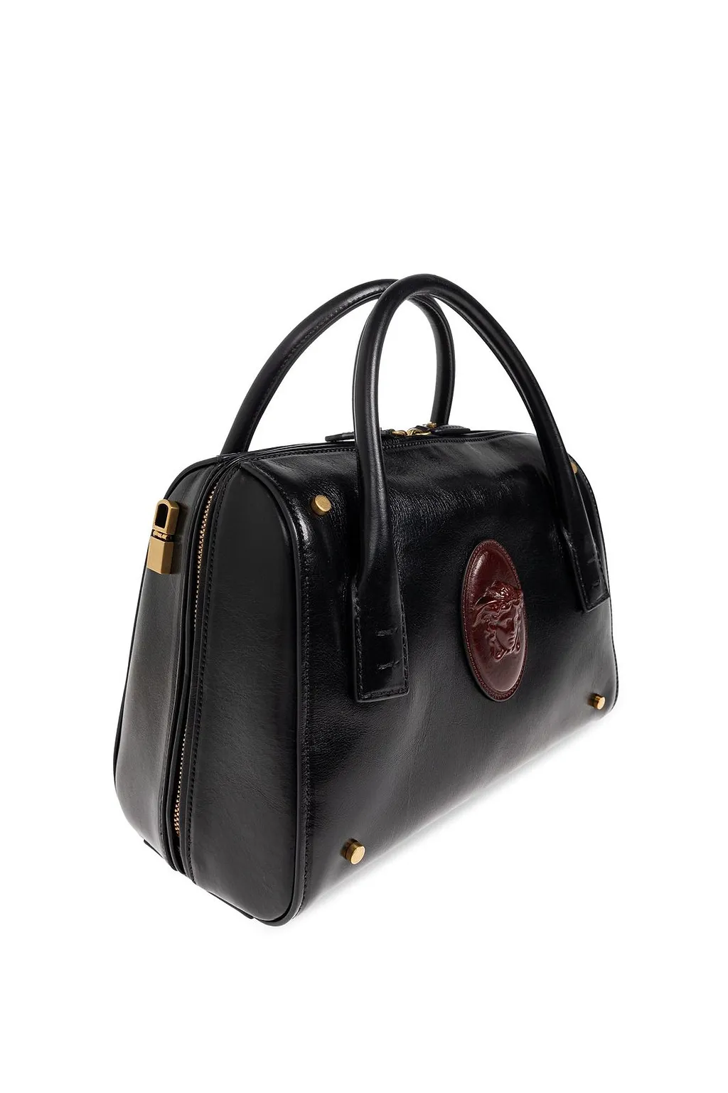 Versace Romy Logo Patch Tote Bag