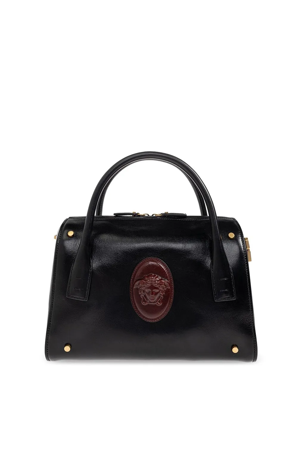 Versace Romy Logo Patch Tote Bag
