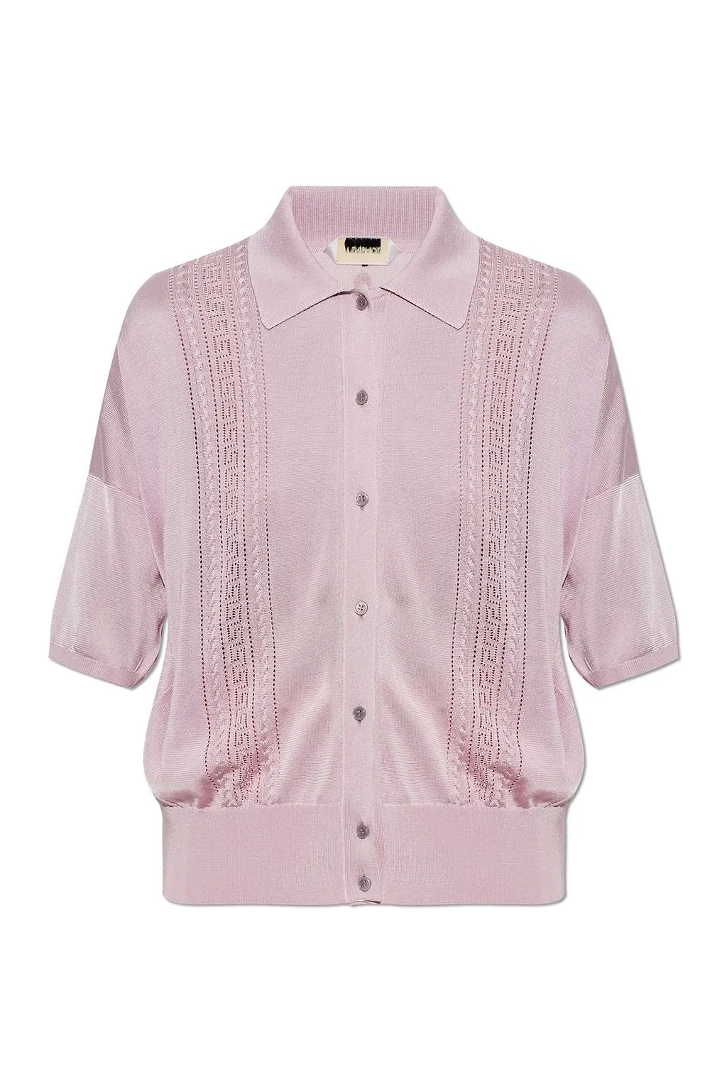 Versace Short Sleeve Knit Cardigan
