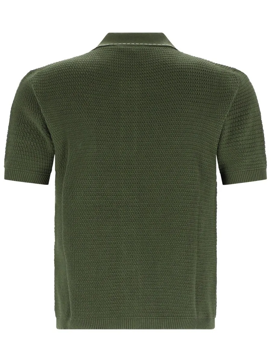 Versace Short-Sleeved Knitted Shirt