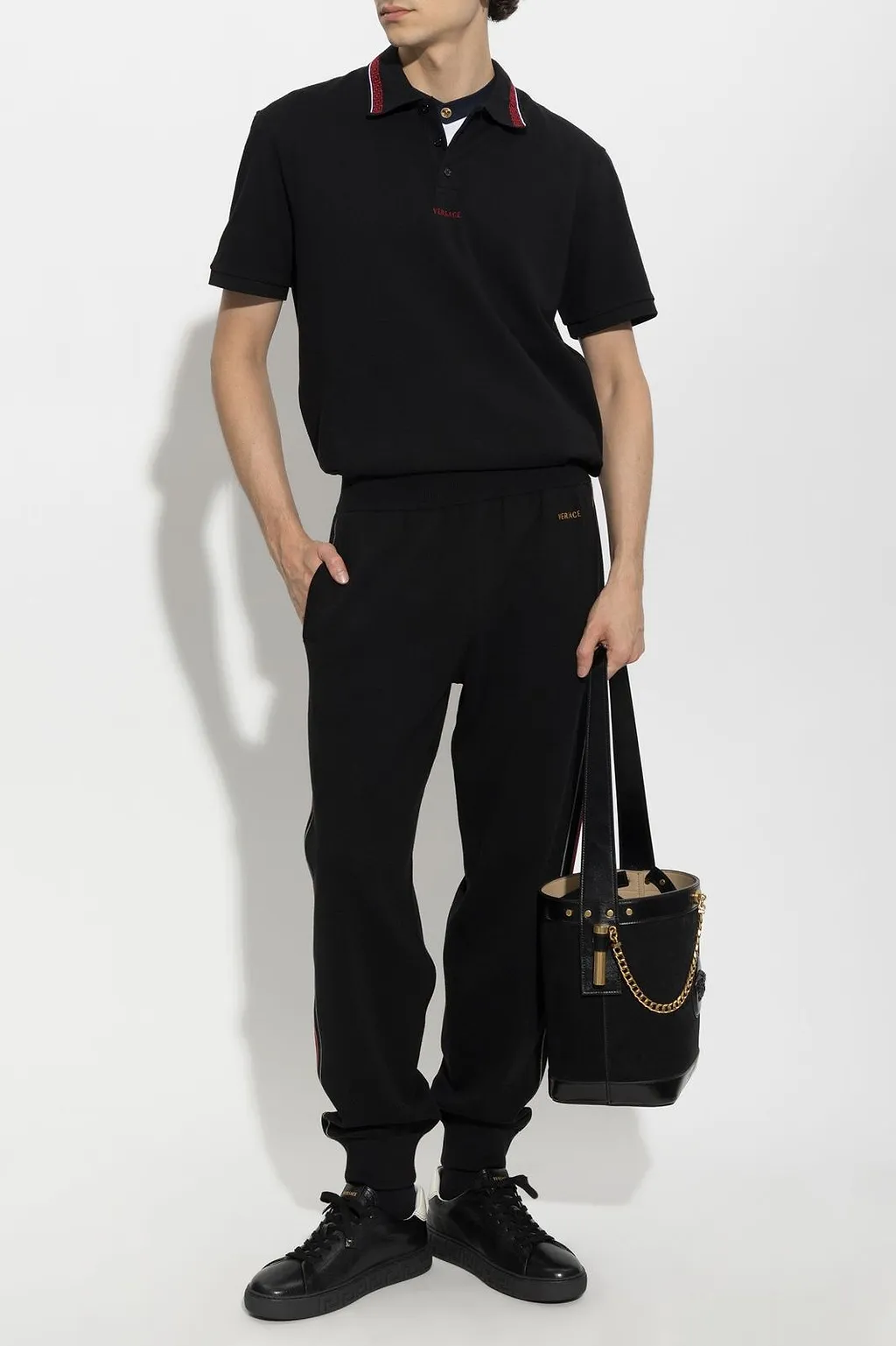 Versace Side-Stripe Joggers