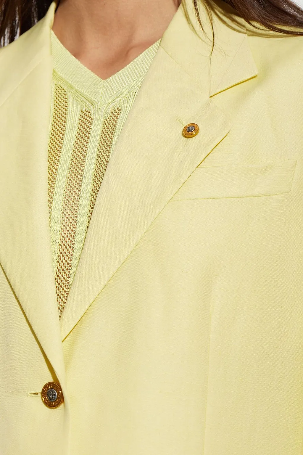 Versace Single Vent Tailored Blazer