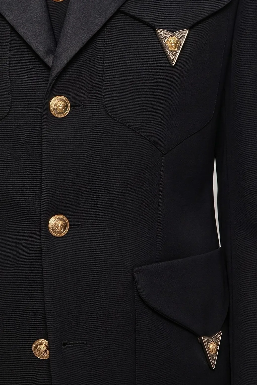Versace Stretch Single-Breasted Blazer