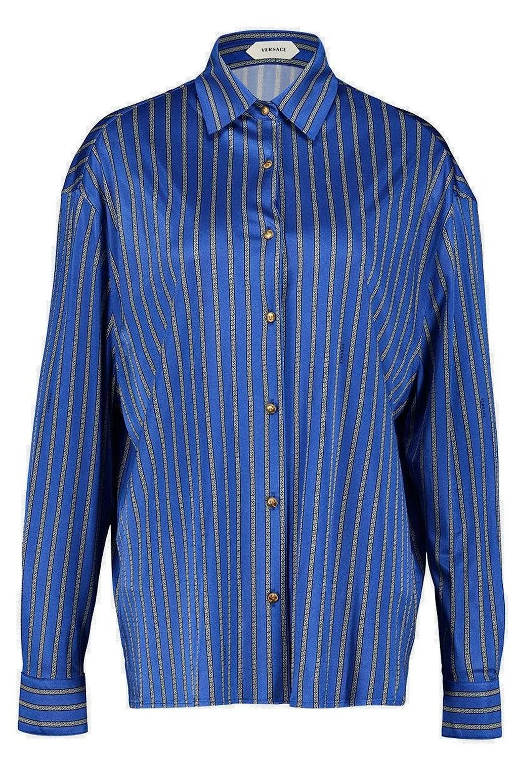 Versace Striped Long-Sleeved Shirt