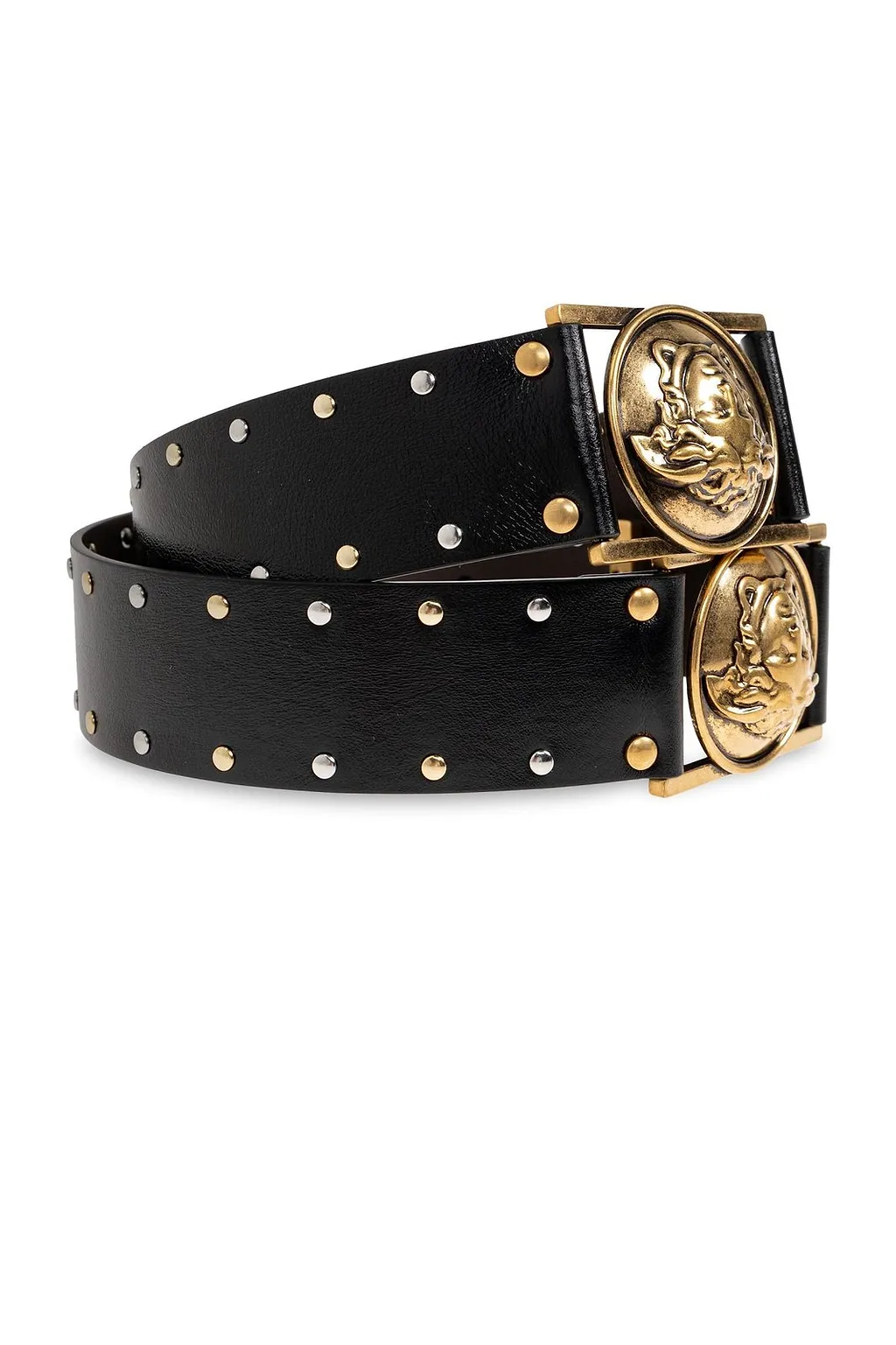 Versace Studded Buckle Belt