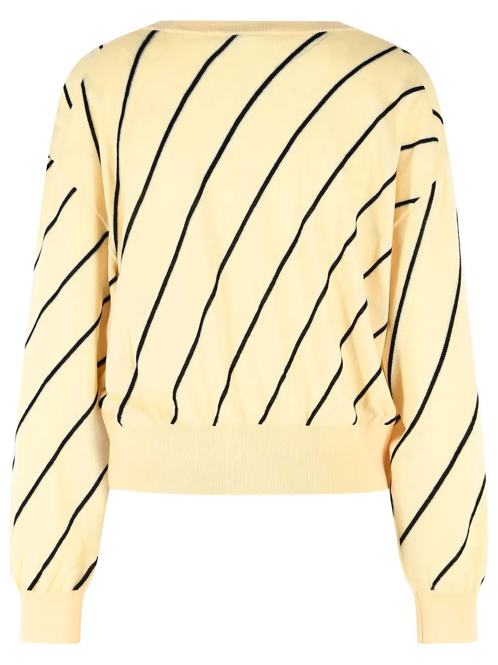 Versace Striped V-Neck Cardigan
