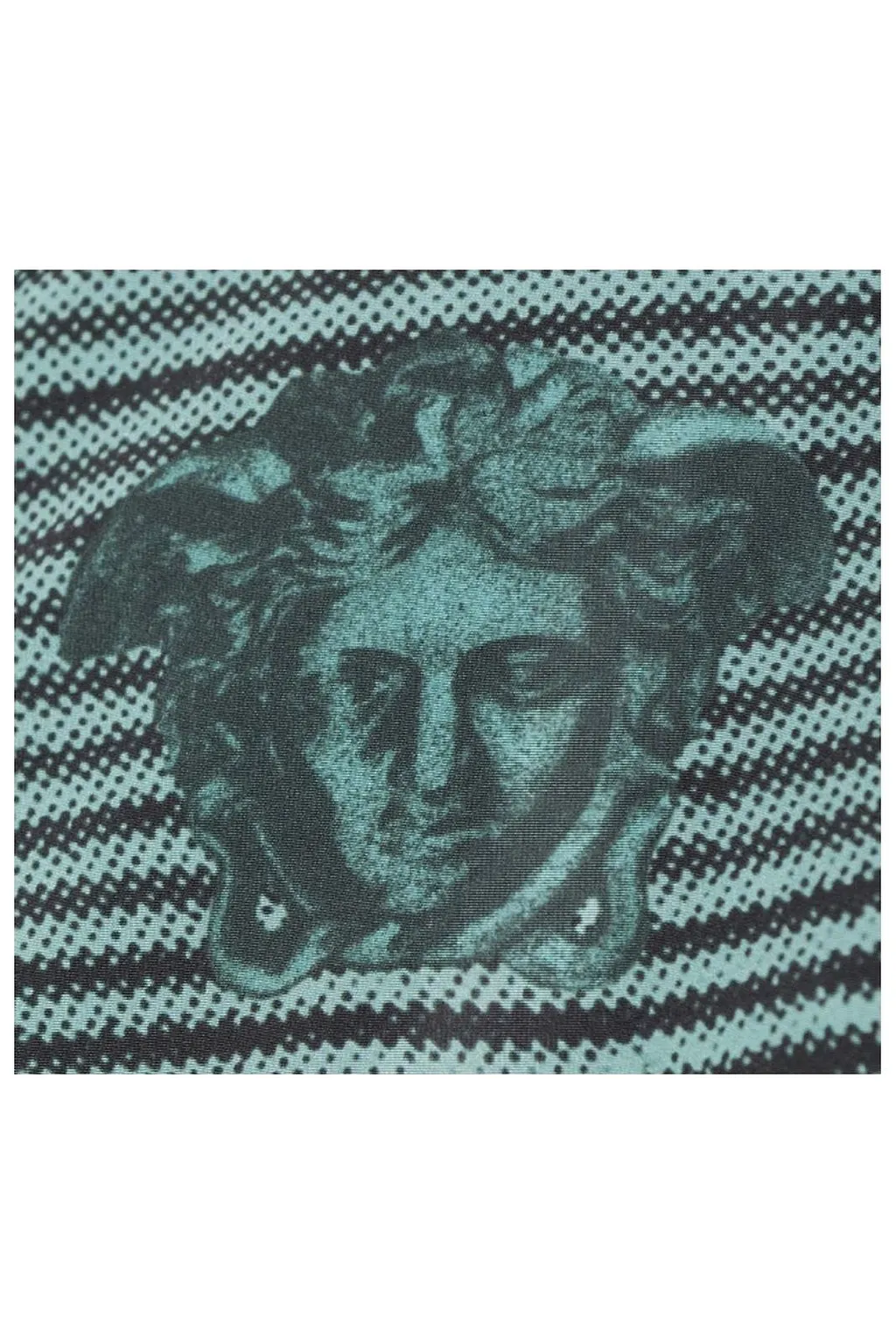 Versace Sunset Palms Print Hooded Jacket