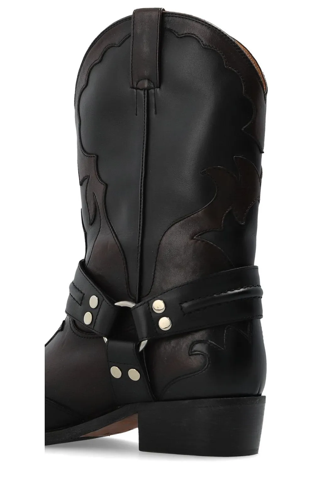 Versace Sylvester Harness Cowboy Boots