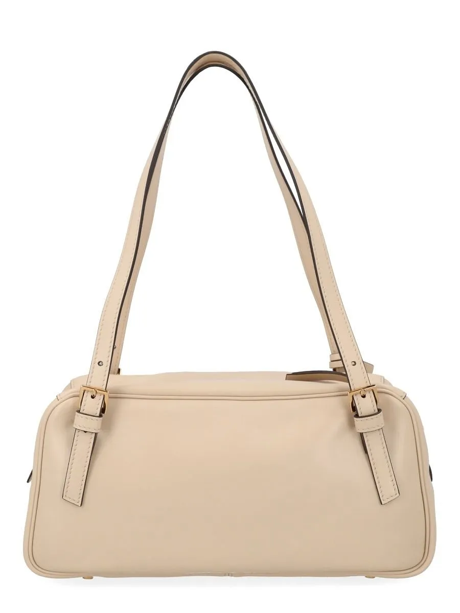 Versace Tag Logo Shoulder Bag