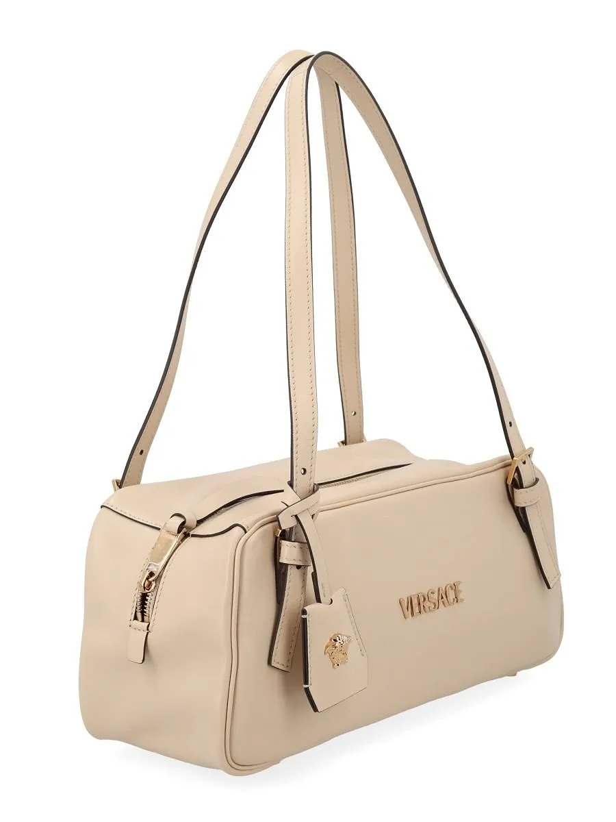 Versace Tag Logo Shoulder Bag
