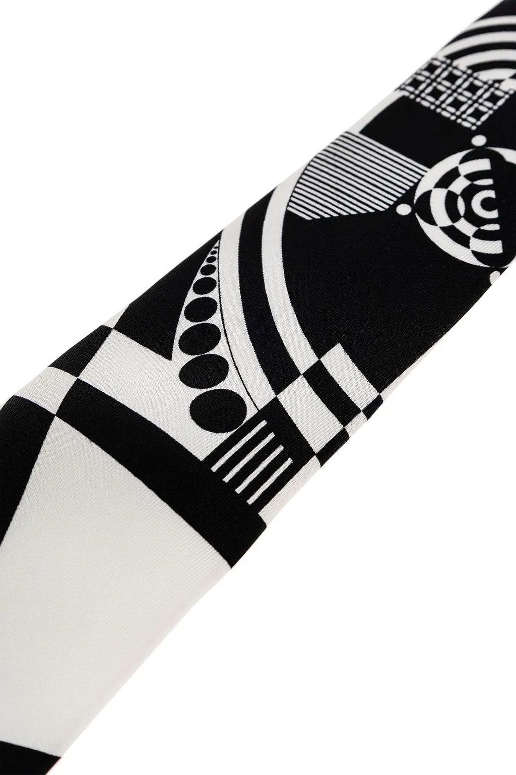Versace Teatro Optical-Print Tie