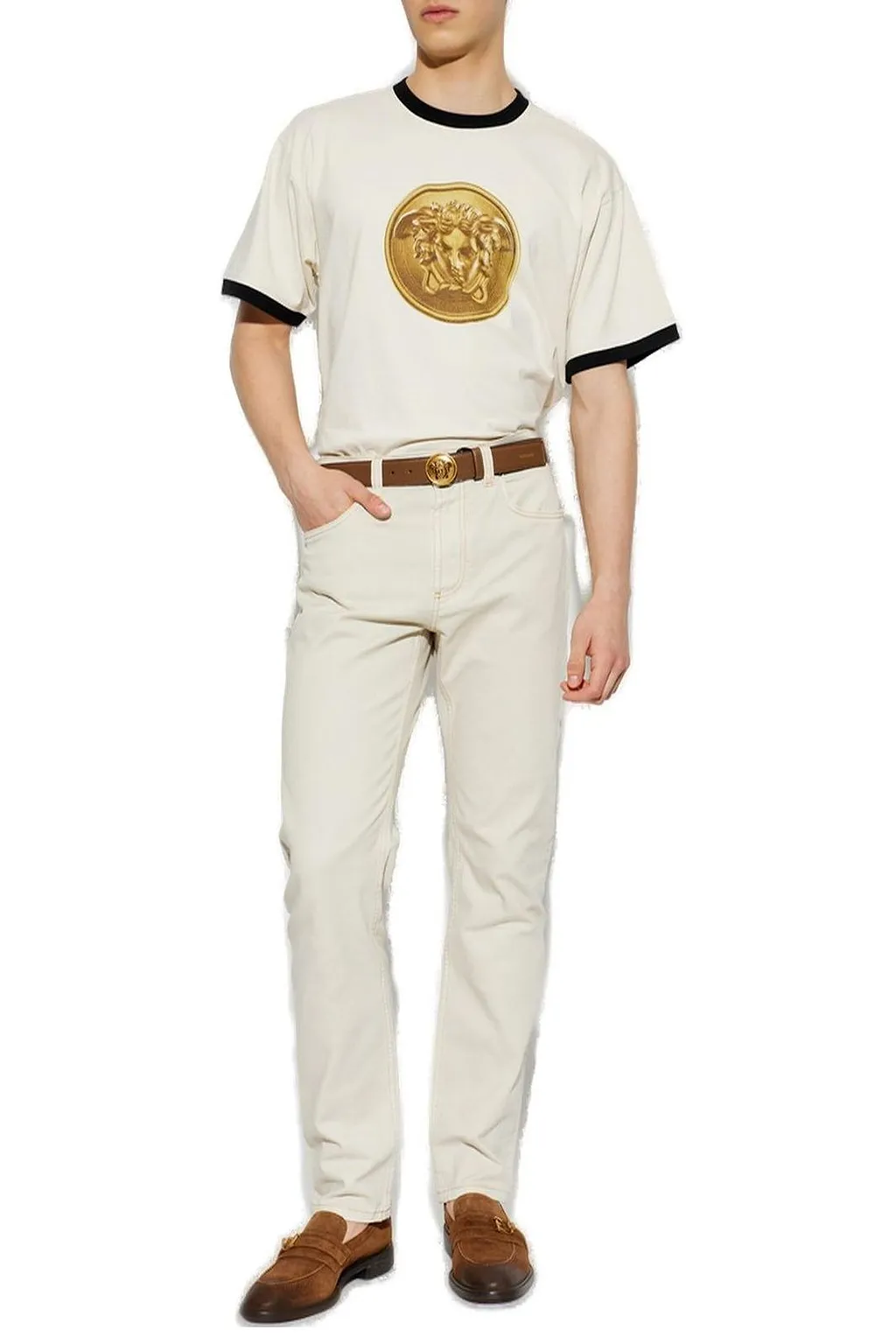 Versace Slightly Tapered Jeans