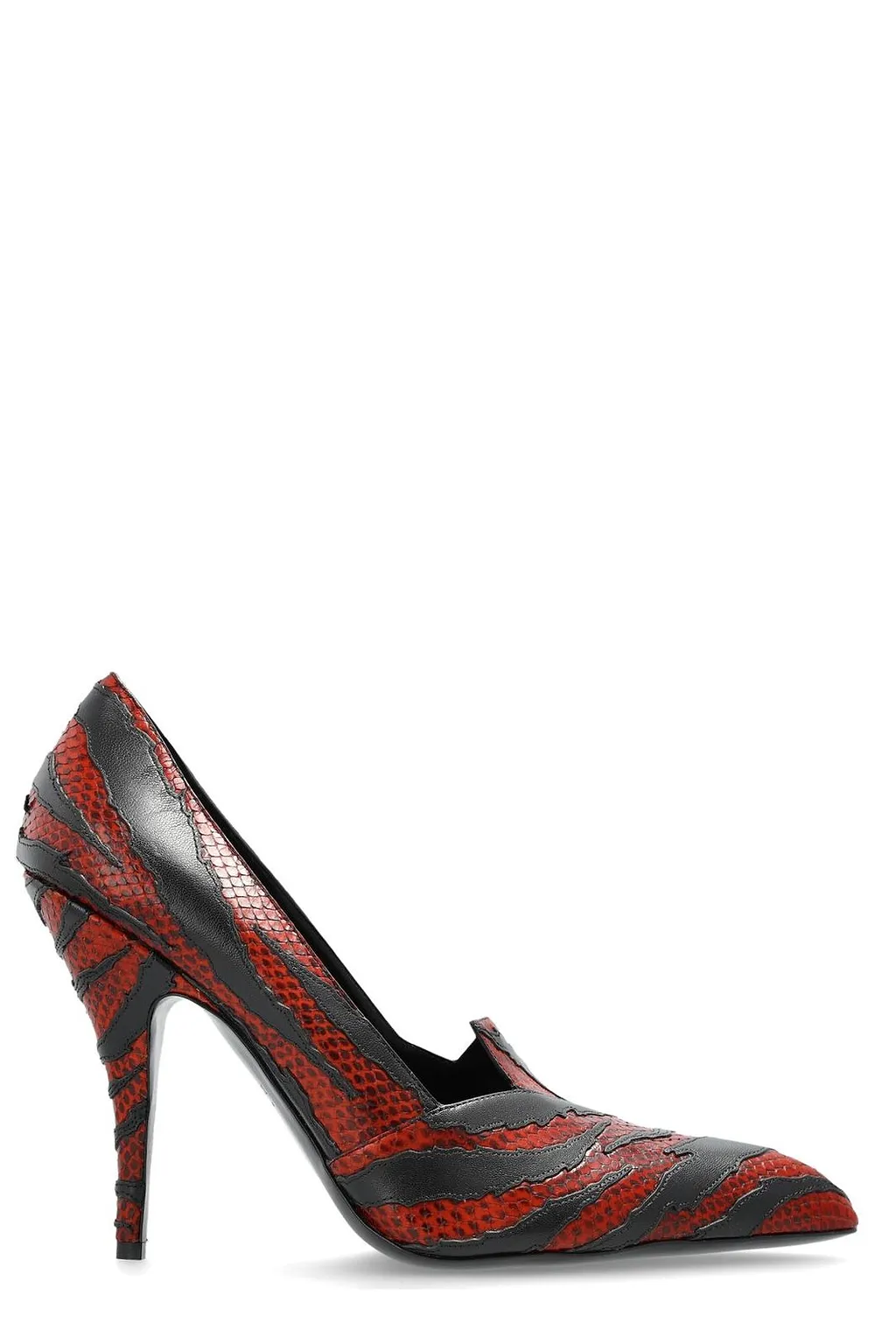 Versace Tigre Pattern Heeled Pumps