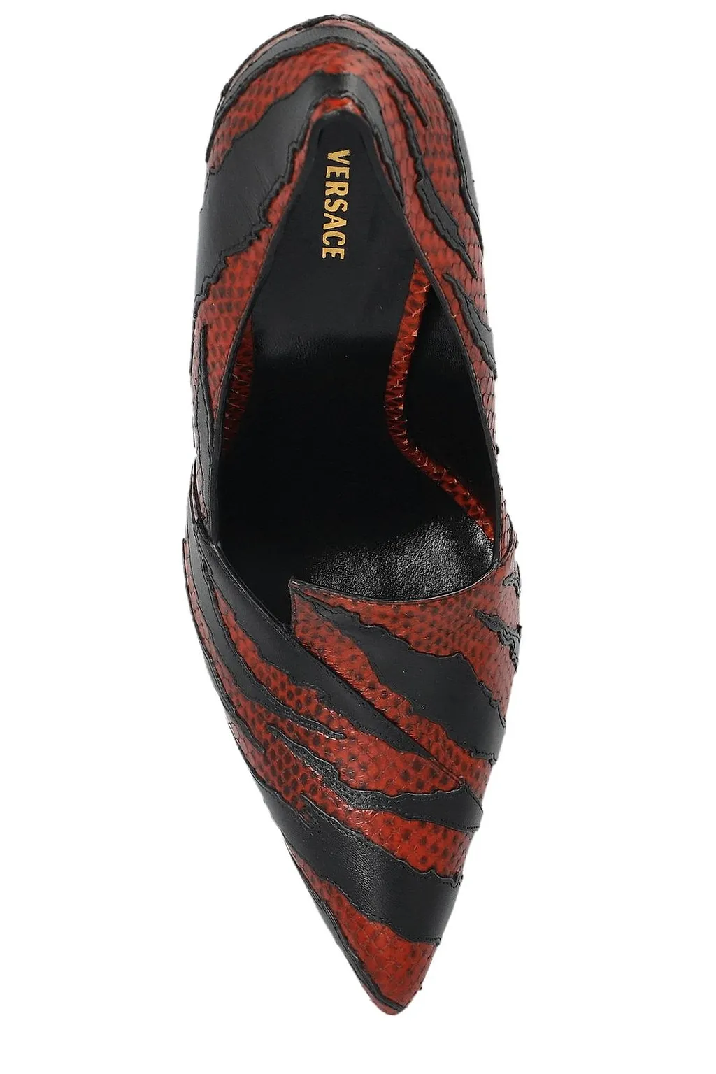 Versace Tigre Pattern Heeled Pumps