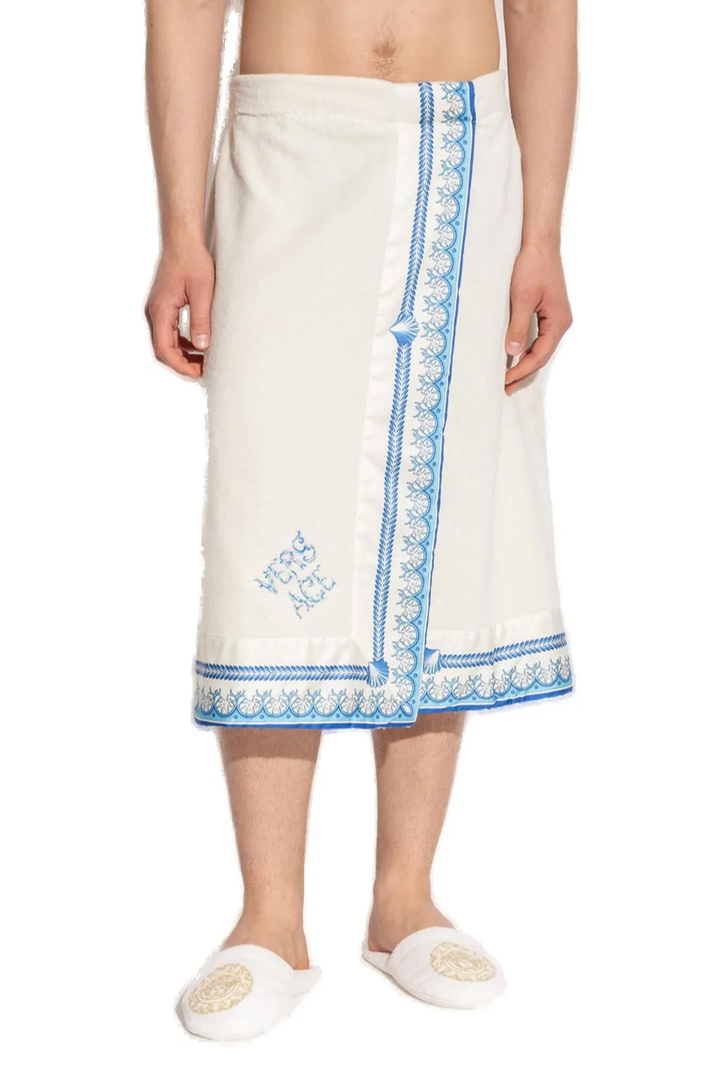 Versace Elasticated Waistband Bath Towel