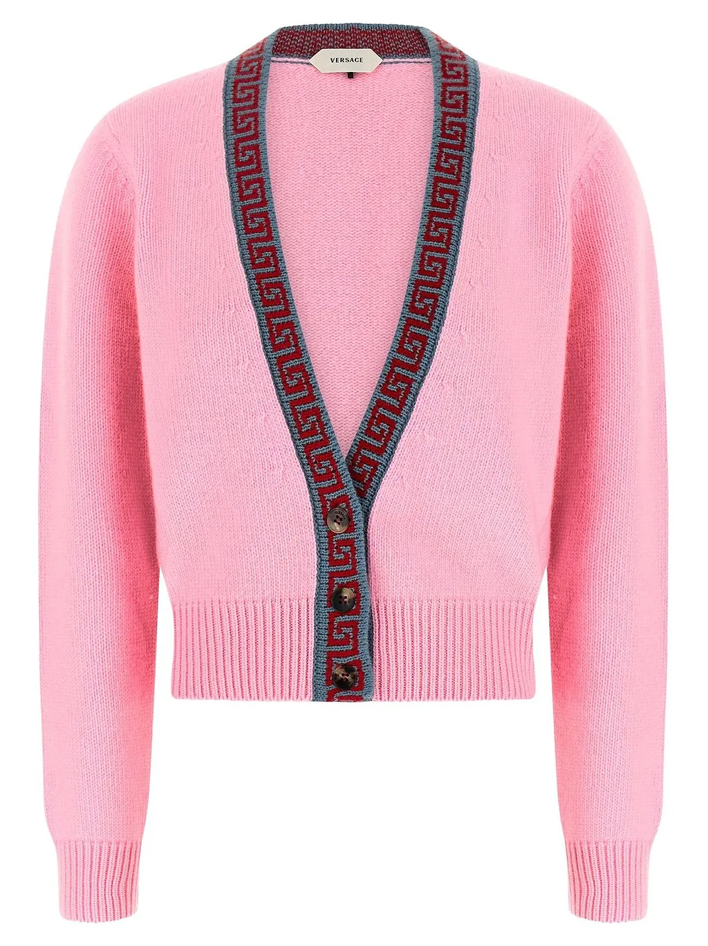 Versace V-Neck Button-Up Cardigan