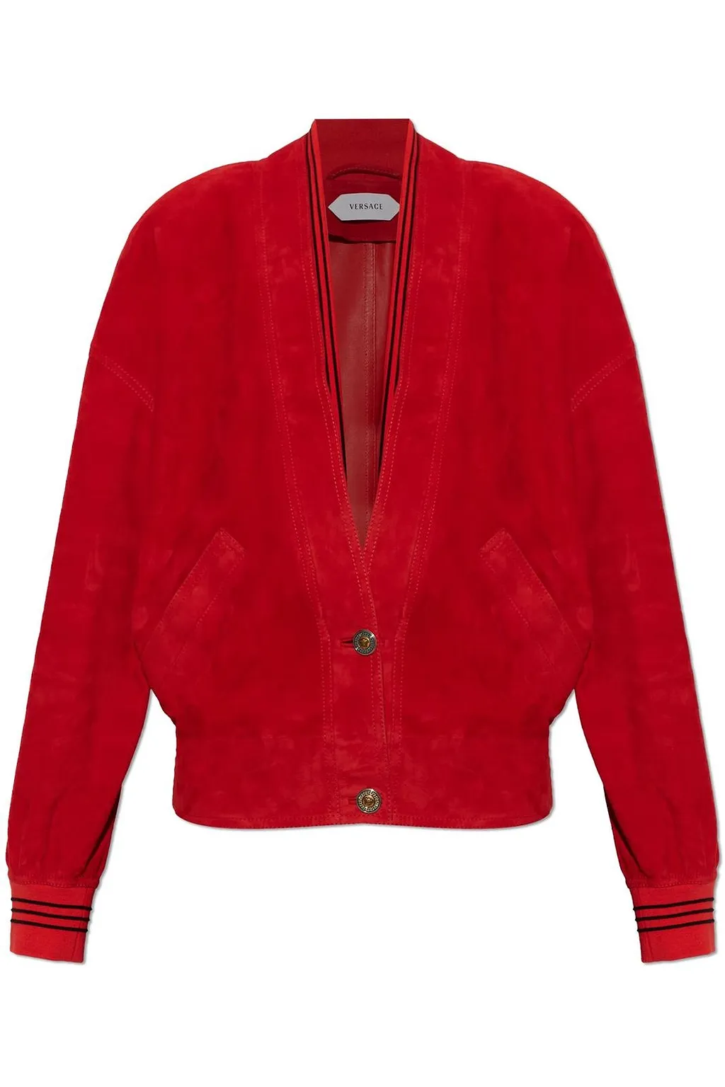 Versace V-Neck Buttoned Jacket