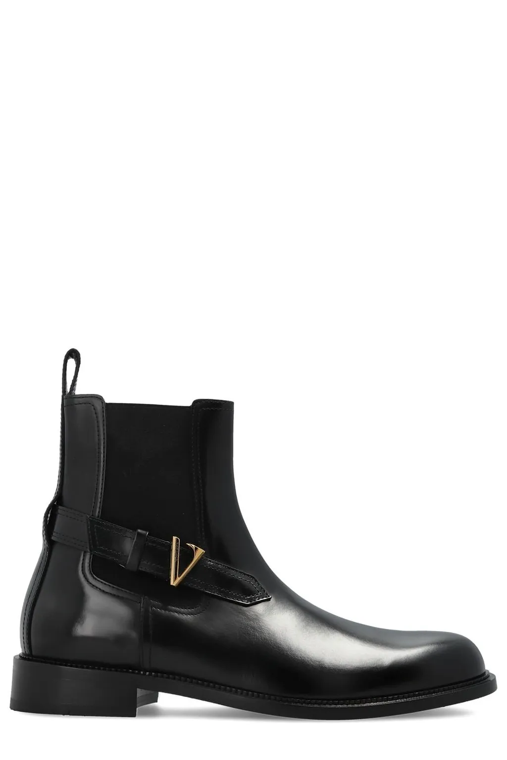 Versace V-Plaque Chelsea Boots