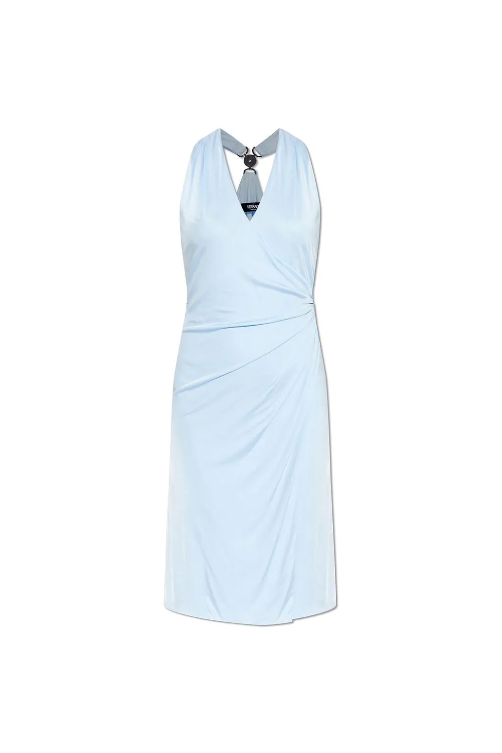 Versace V-Neck Midi Dress