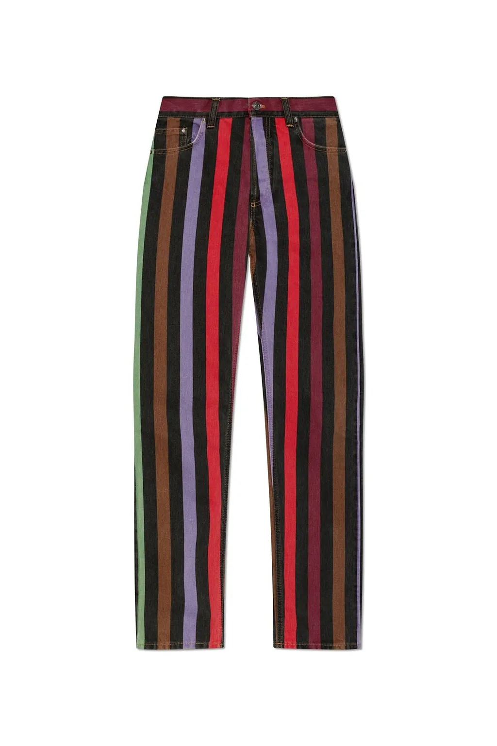 Versace Vertical Striped Jeans
