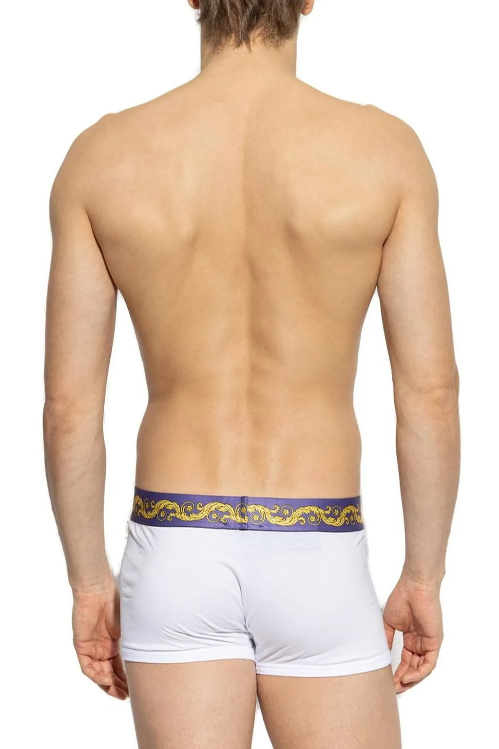 Versace Barocco-Printed Trunks