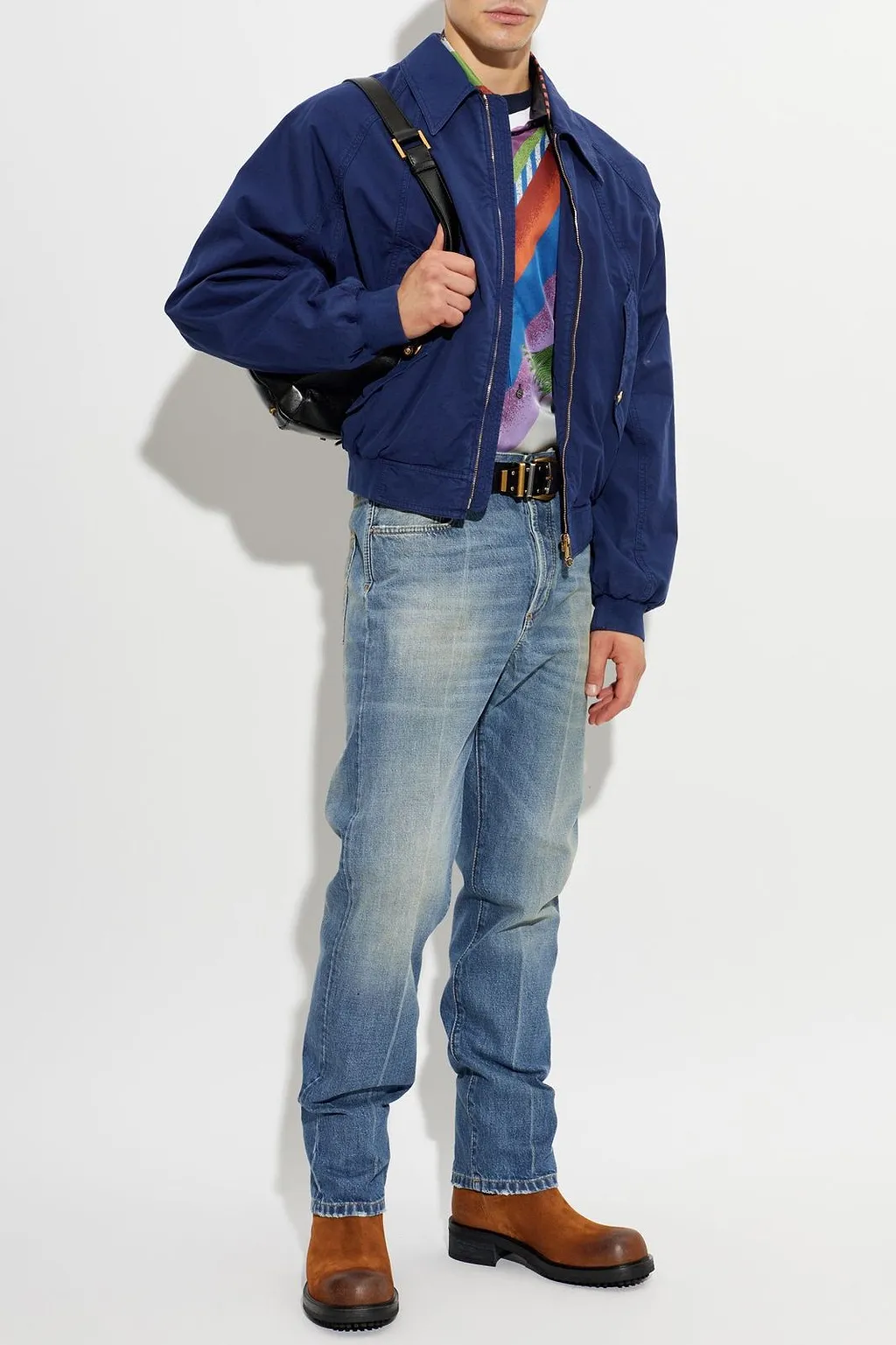 Versace Zip-Up Bomber Jacket