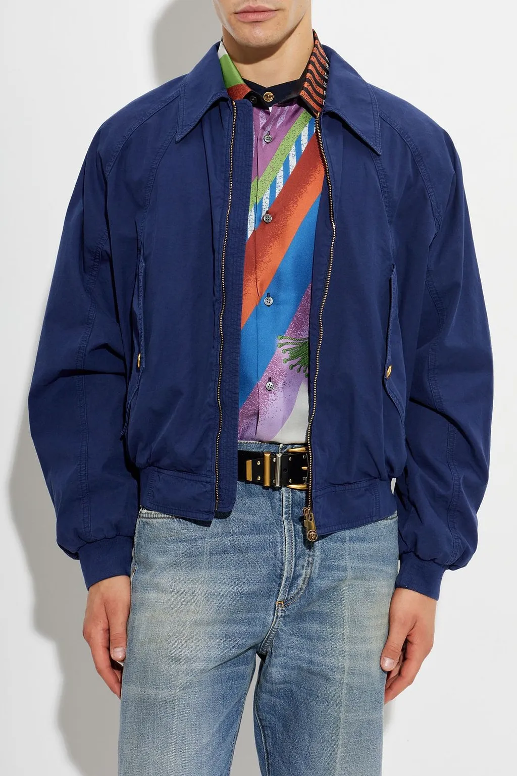 Versace Zip-Up Bomber Jacket