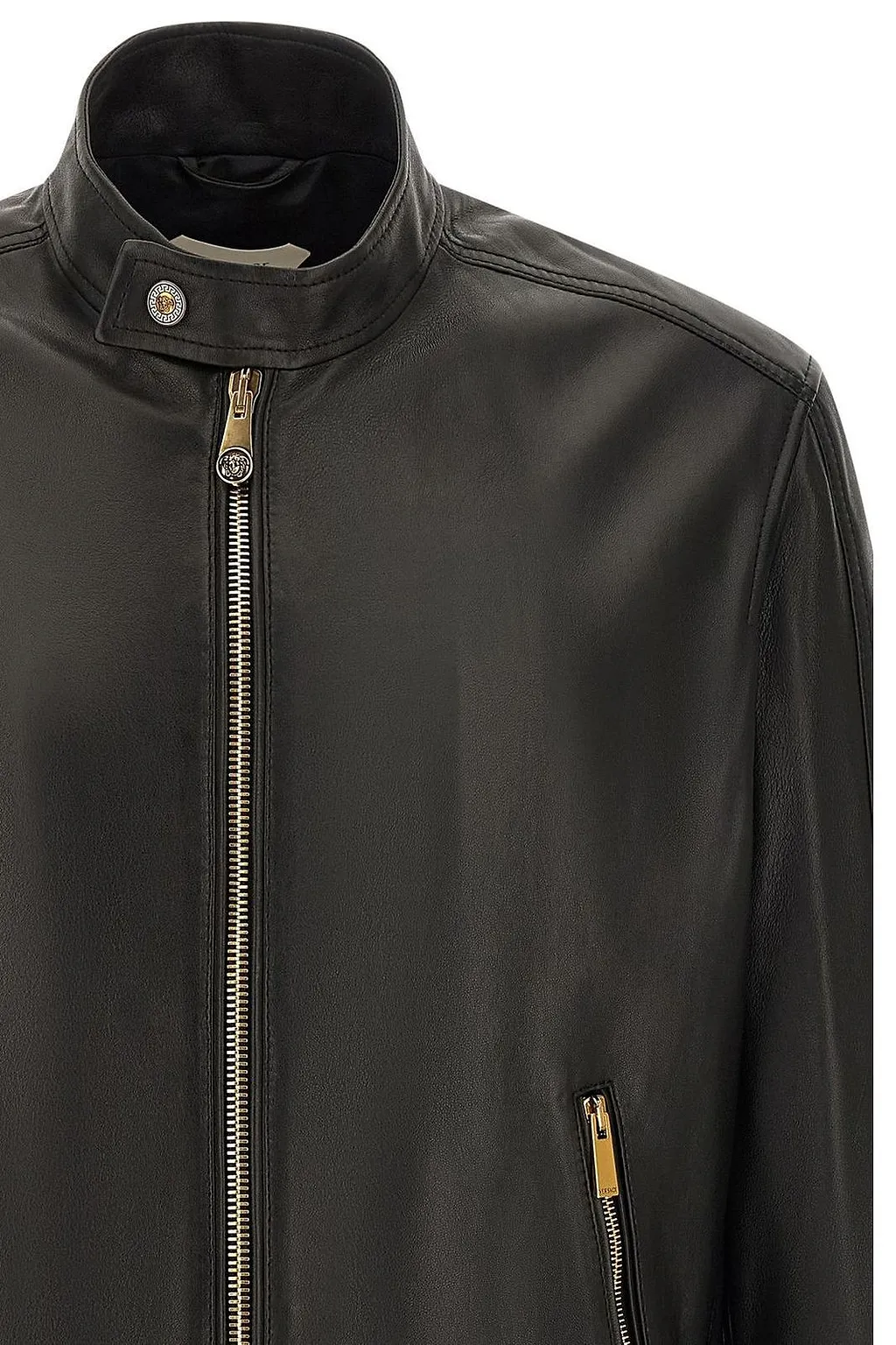 Versace Zipped Biker Jacket