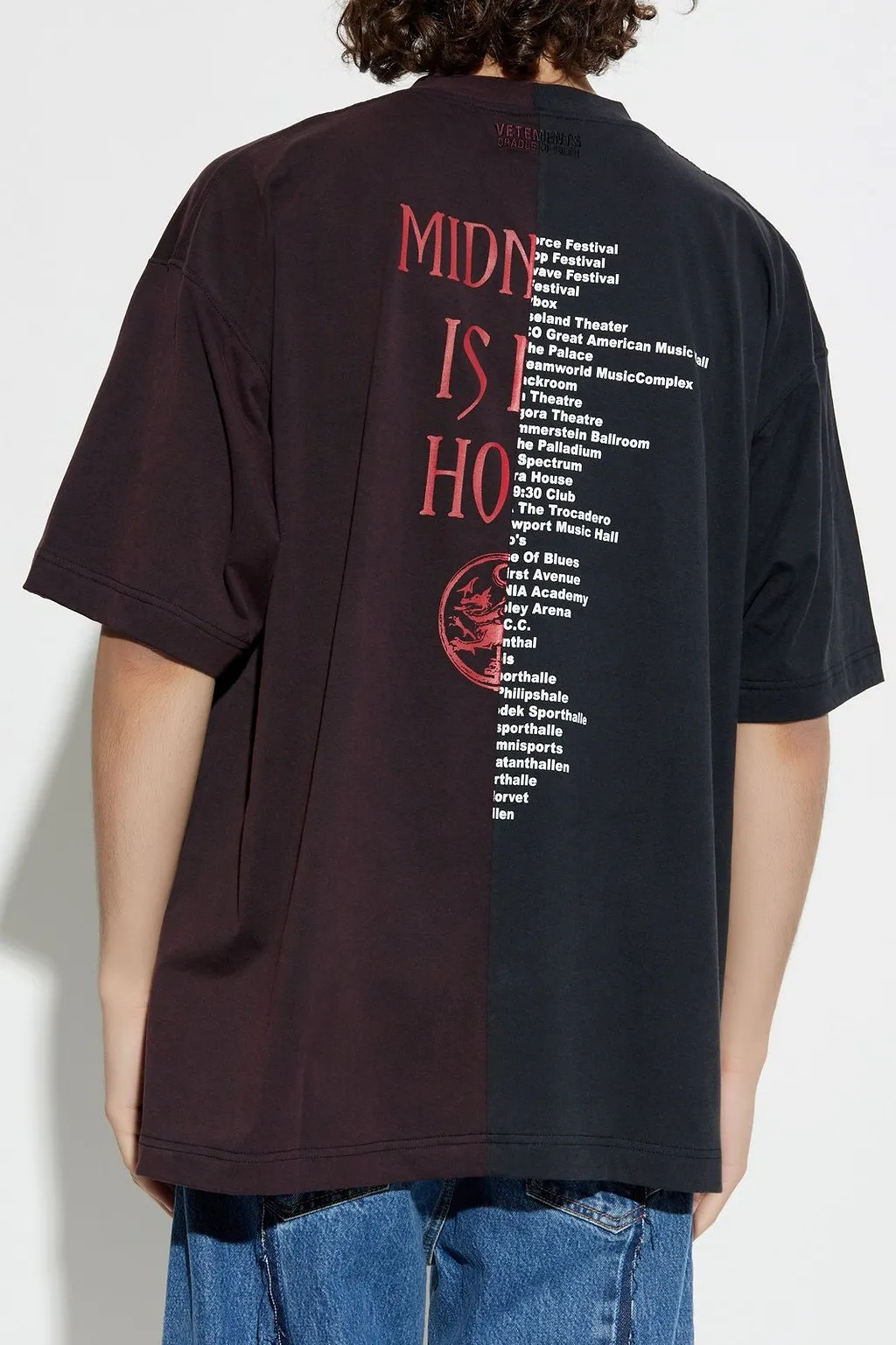 Vetements Cof Cut-Up Oversized T-Shirt