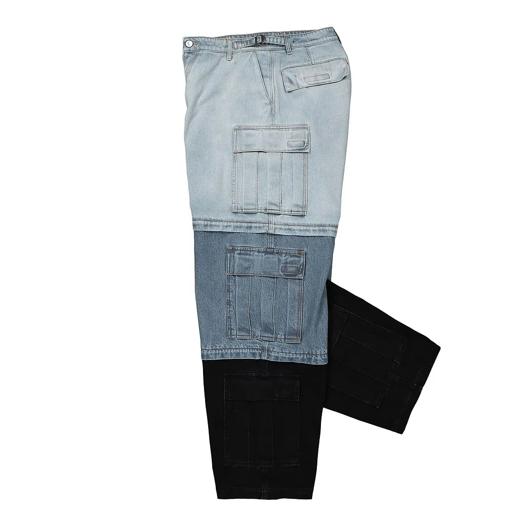 Vetements Deconstructed Triple Buttoned Cargo Trousers
