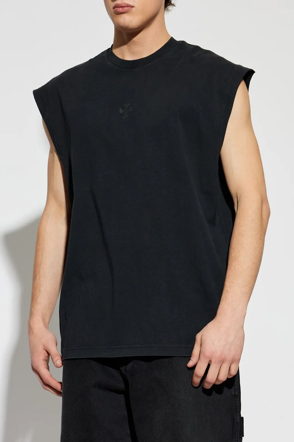 Vetements Logo Detailed Sleeveless T-Shirt