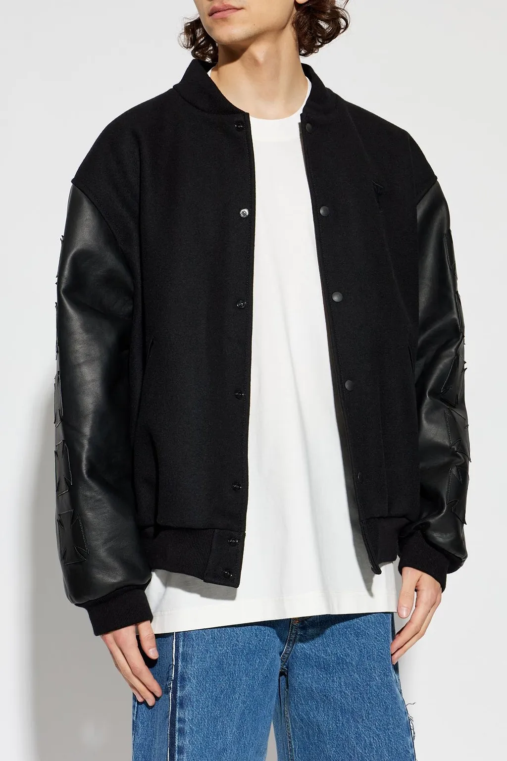 Vetements Logo Embroidered Bomber Jacket