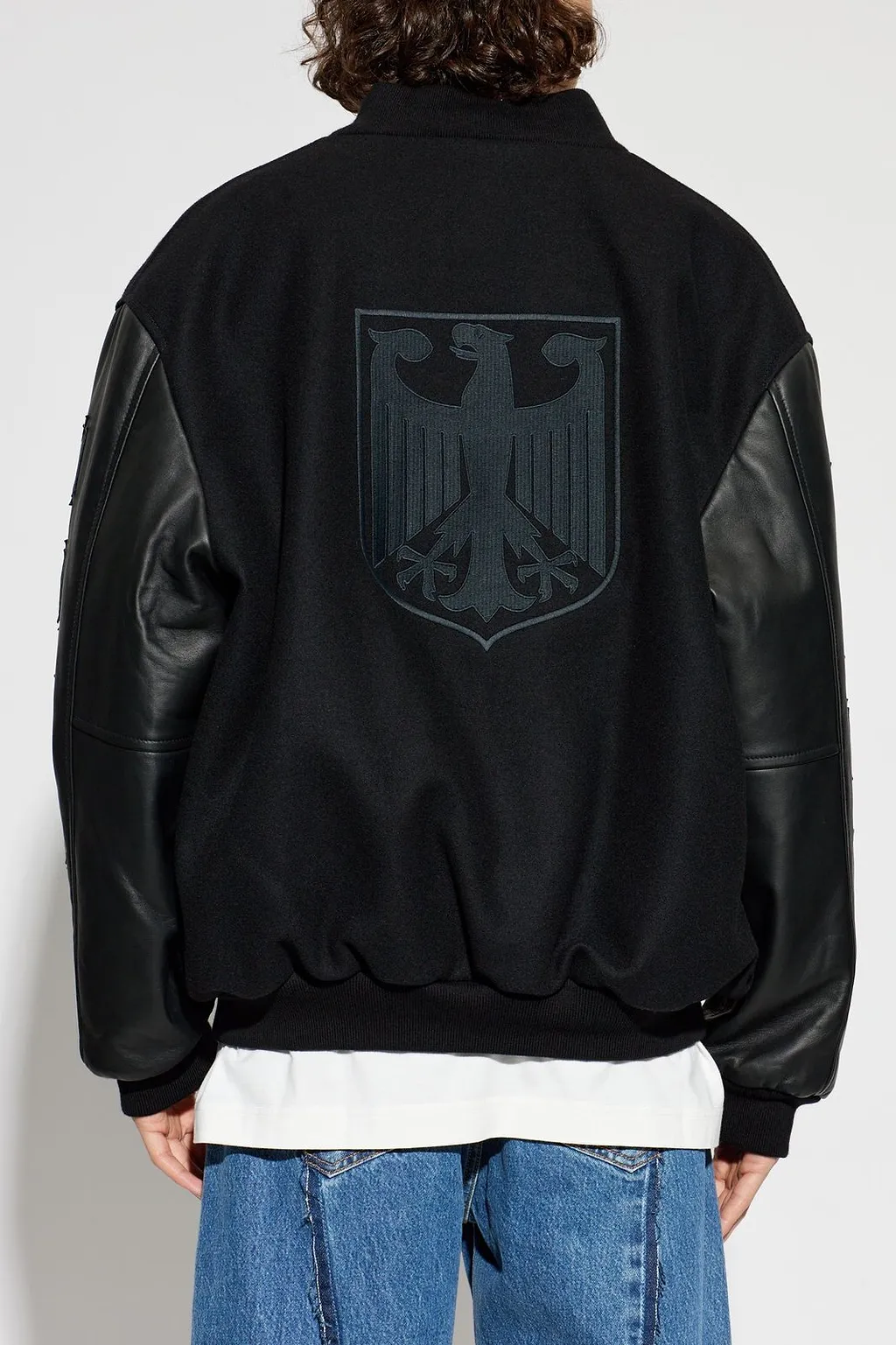 Vetements Logo Embroidered Bomber Jacket