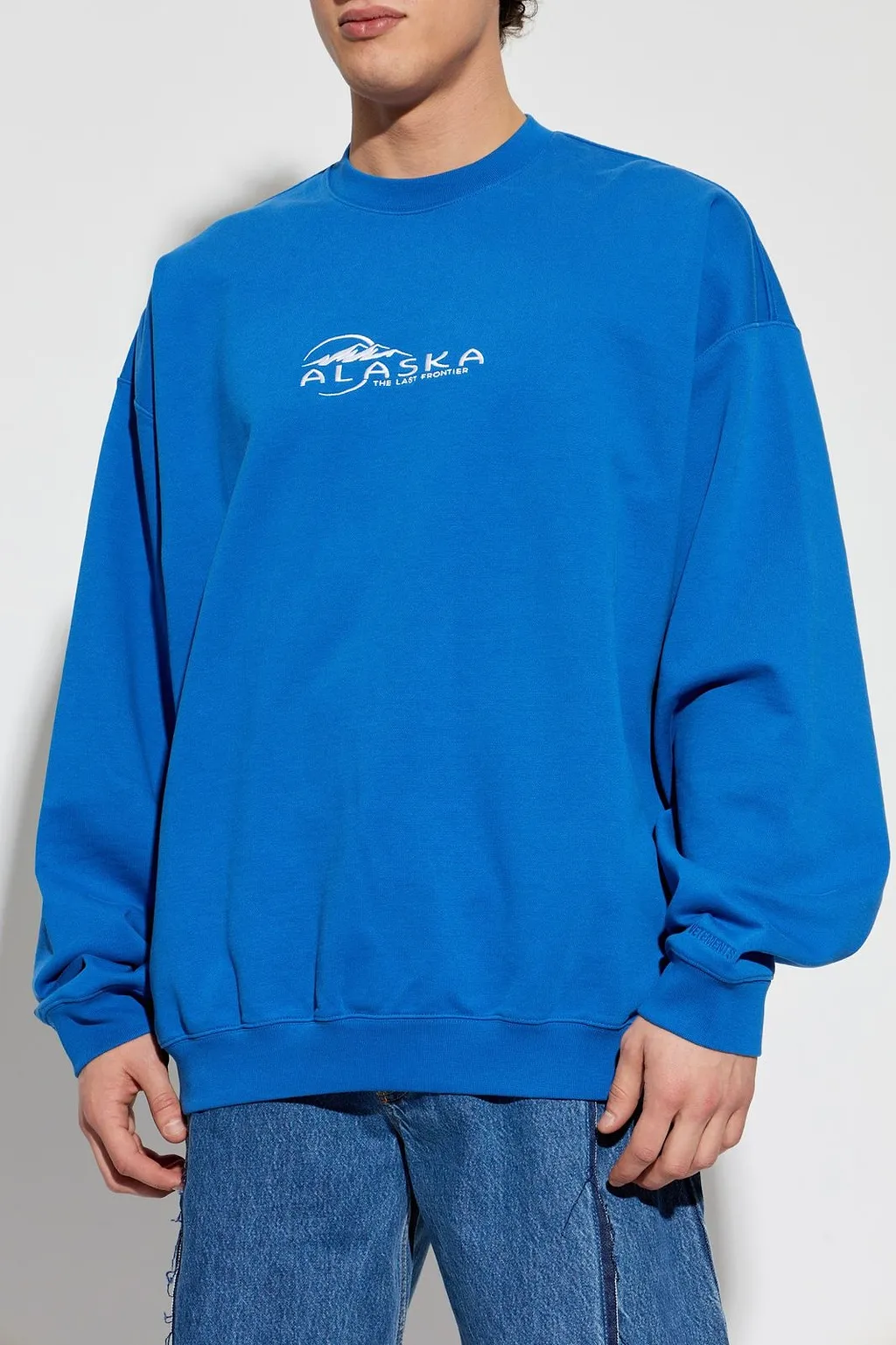 Vetements Logo Embroidered Crewneck Sweatshirt