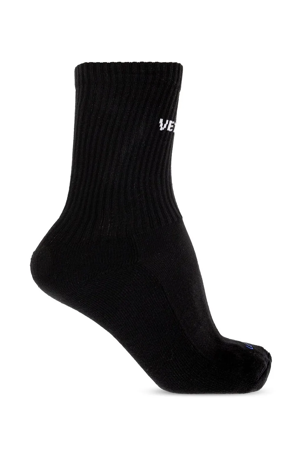 Vetements Logo Intarsia Socks