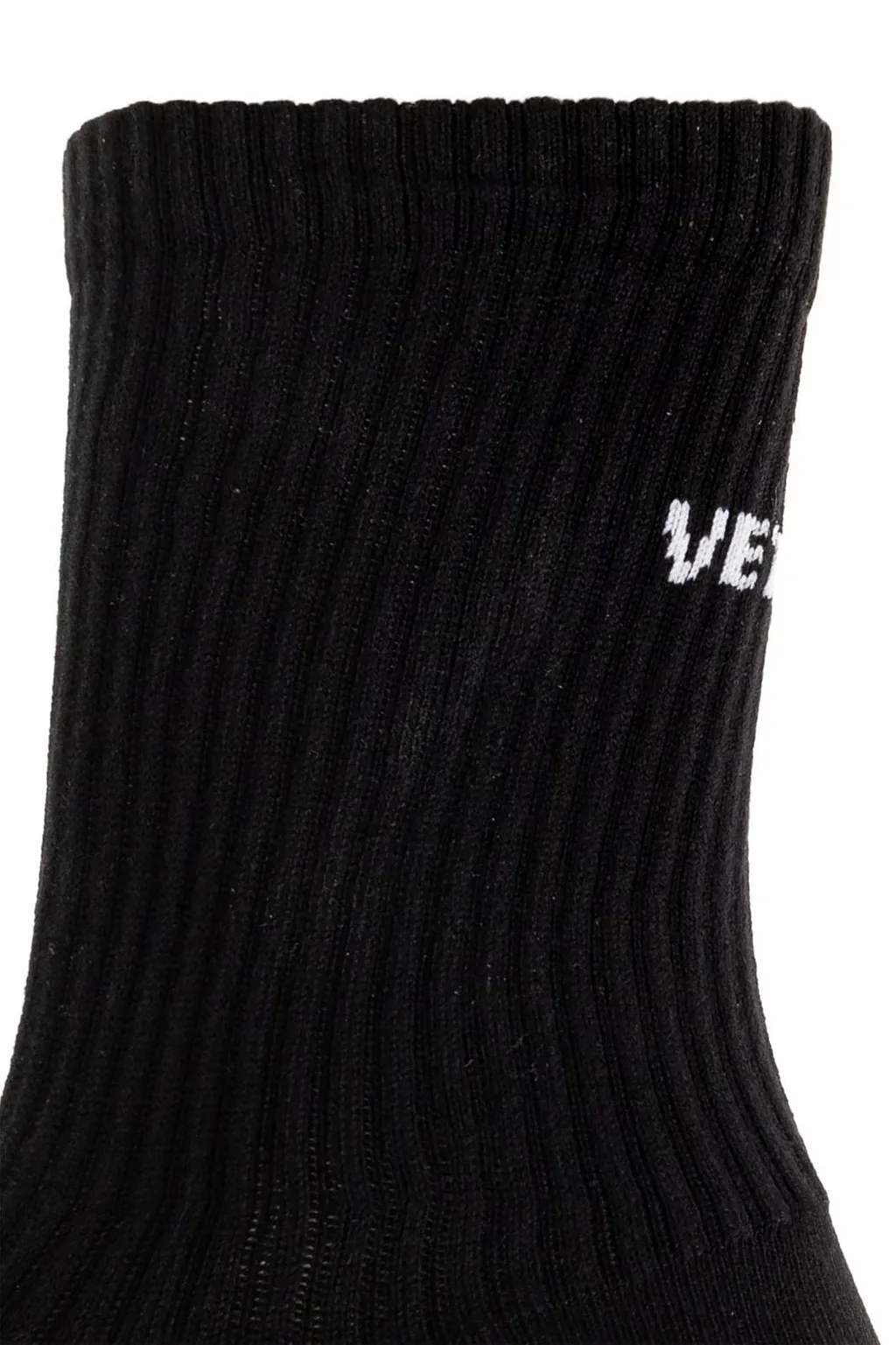 Vetements Logo Intarsia Socks