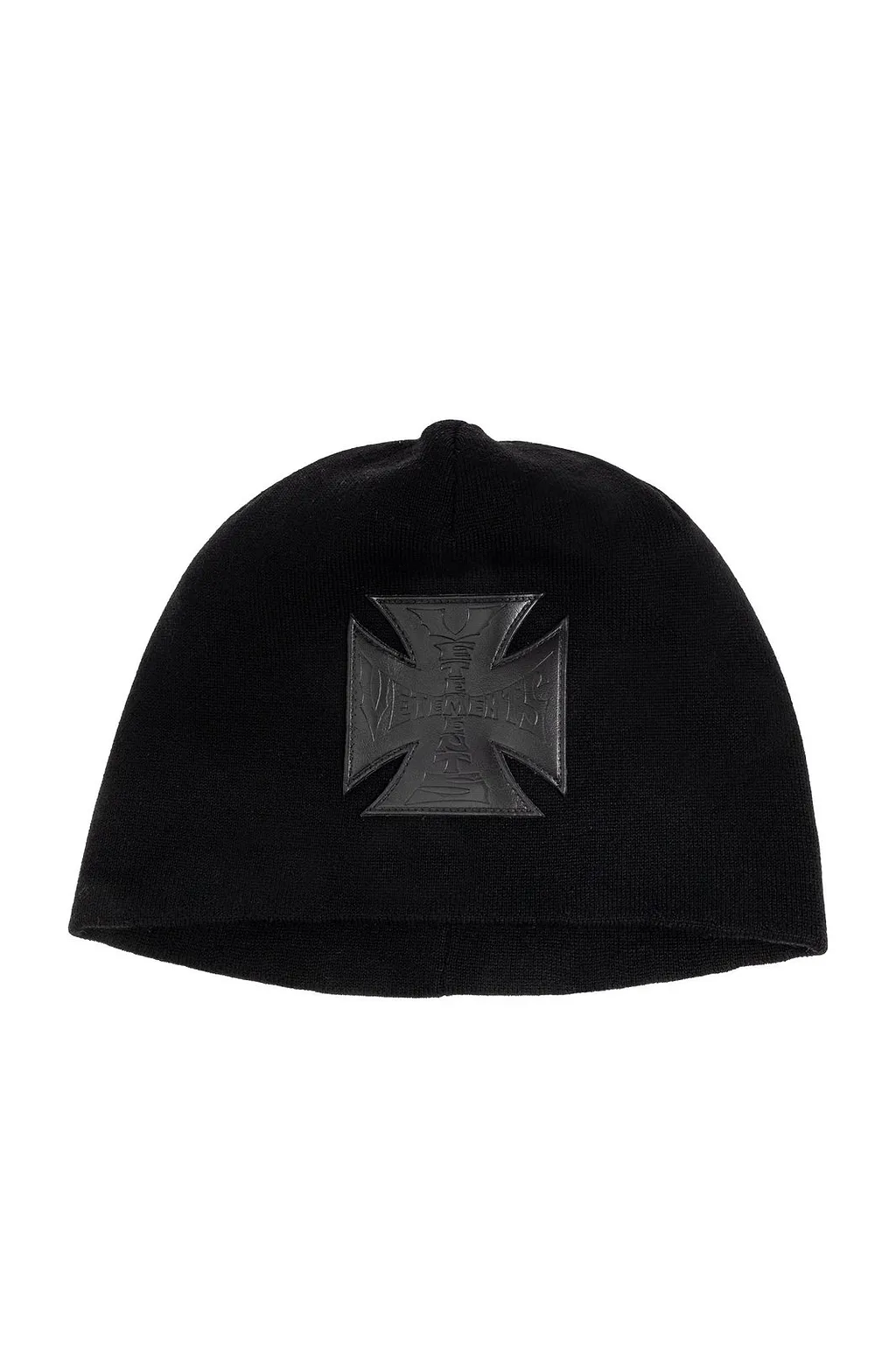 Vetements Logo Patch Knitted Beanie