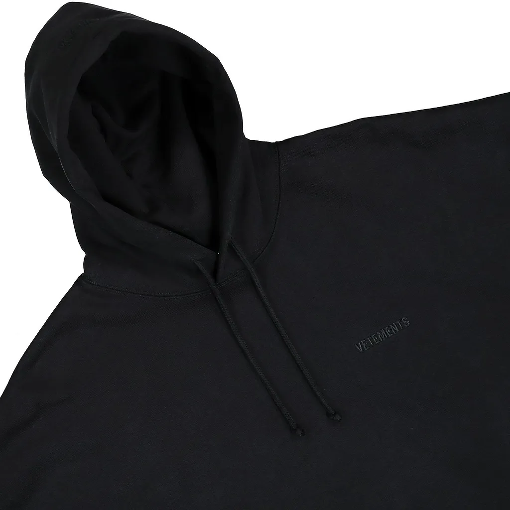 Vetements Logo Oversized Hoodie