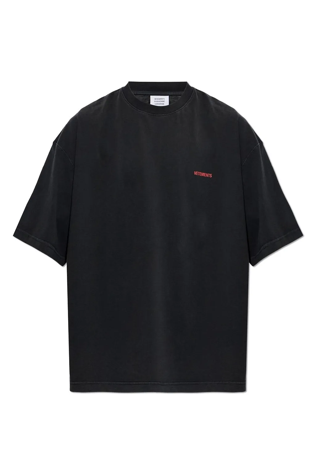 Vetements Logo Printed Oversized T-Shirt