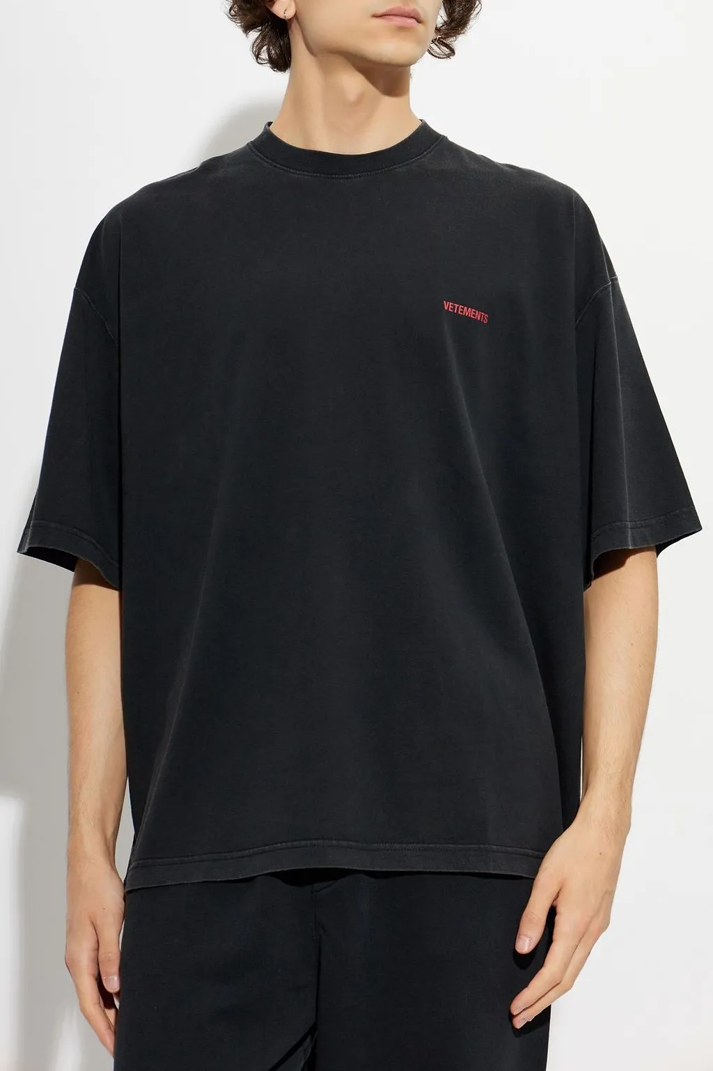 Vetements Logo Printed Oversized T-Shirt