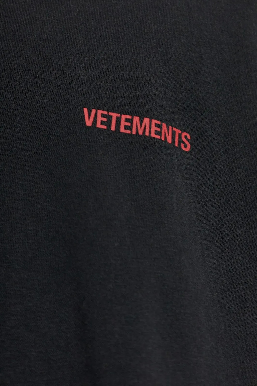Vetements Logo Printed Oversized T-Shirt