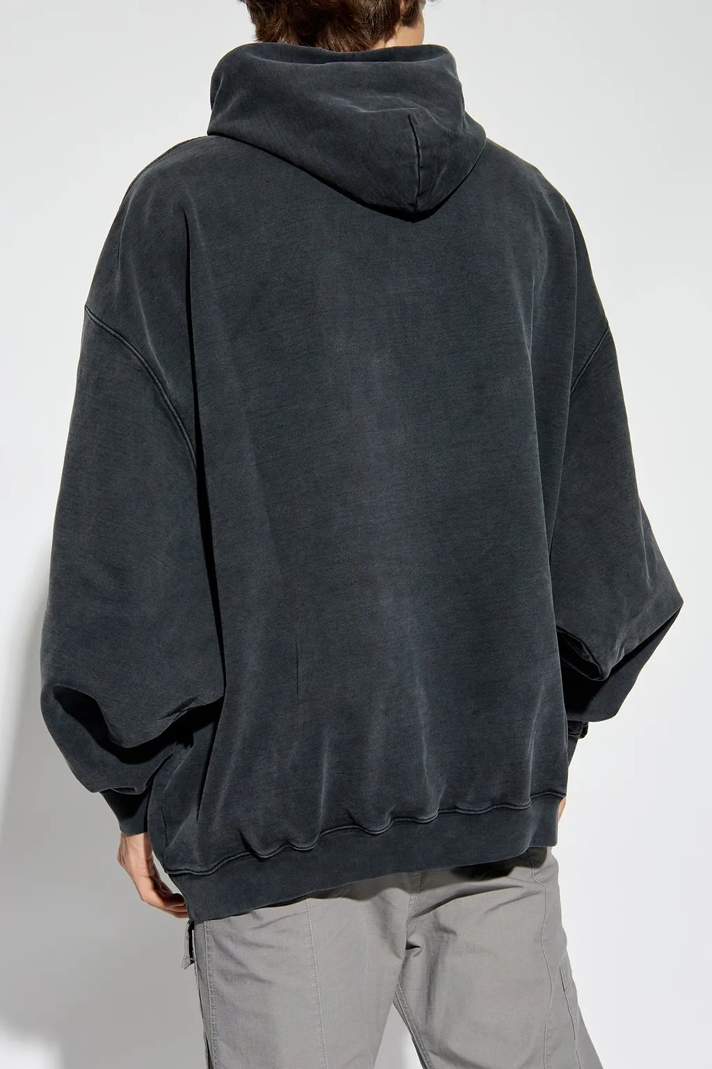 Vetements Logo Patch Drawstring Hoodie