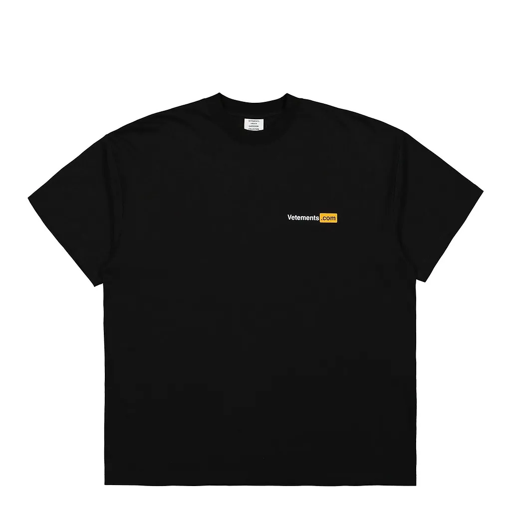 Vetements Logo Printed Crewneck T-Shirt