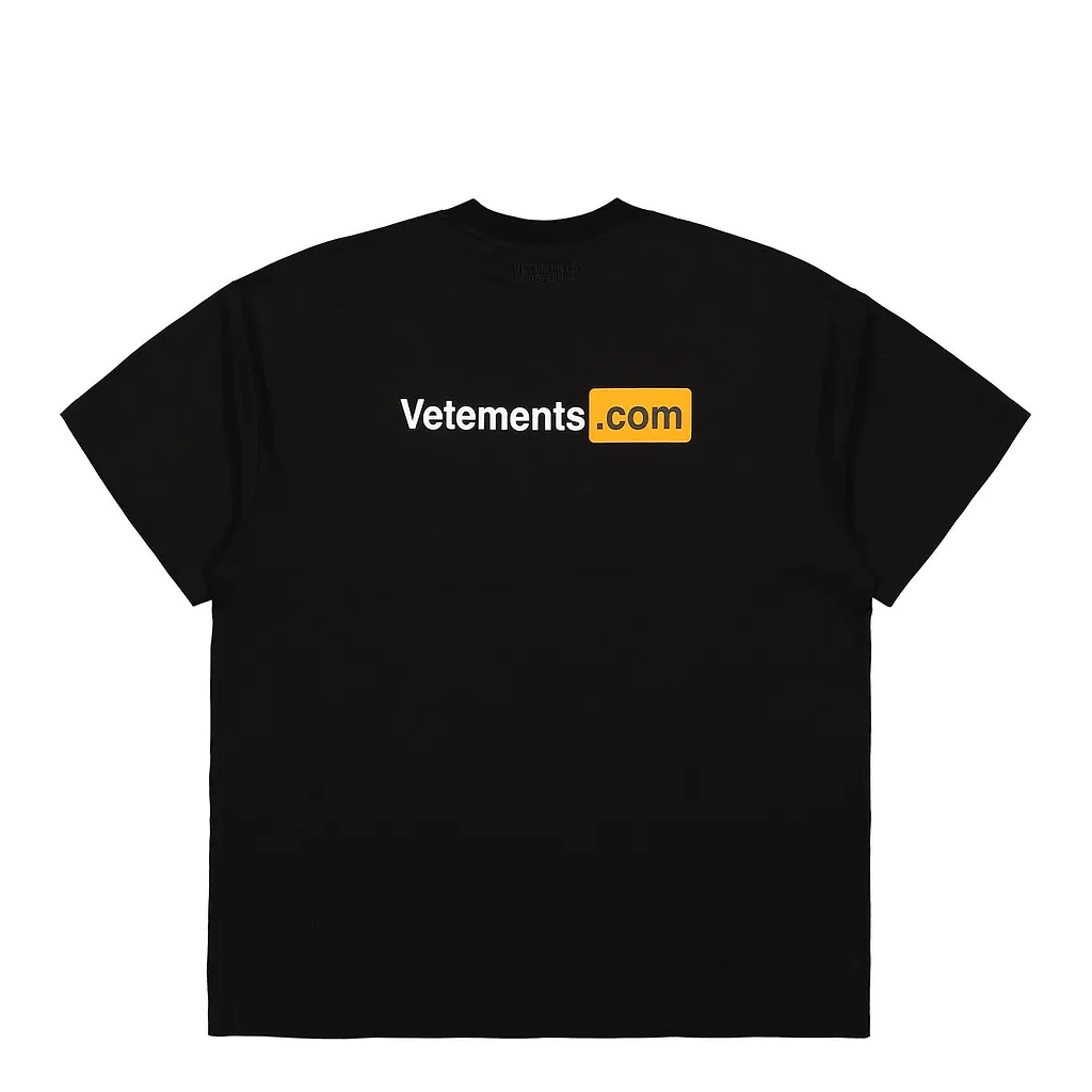 Vetements Logo Printed Crewneck T-Shirt