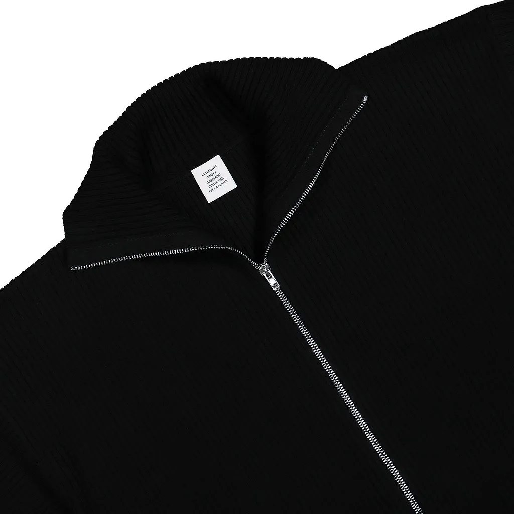 Vetements Long-Sleeved Zip-Up Cardigan