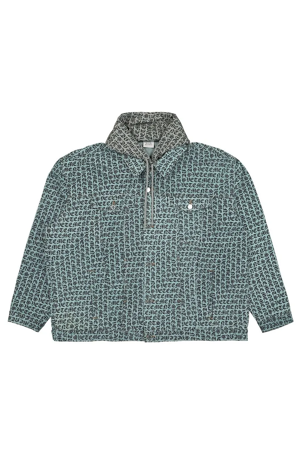 Vetements Monogram-Printed Drawstring Jacket