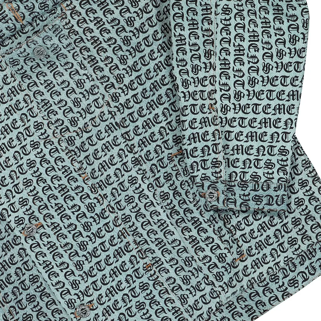 Vetements Monogram-Printed Drawstring Jacket