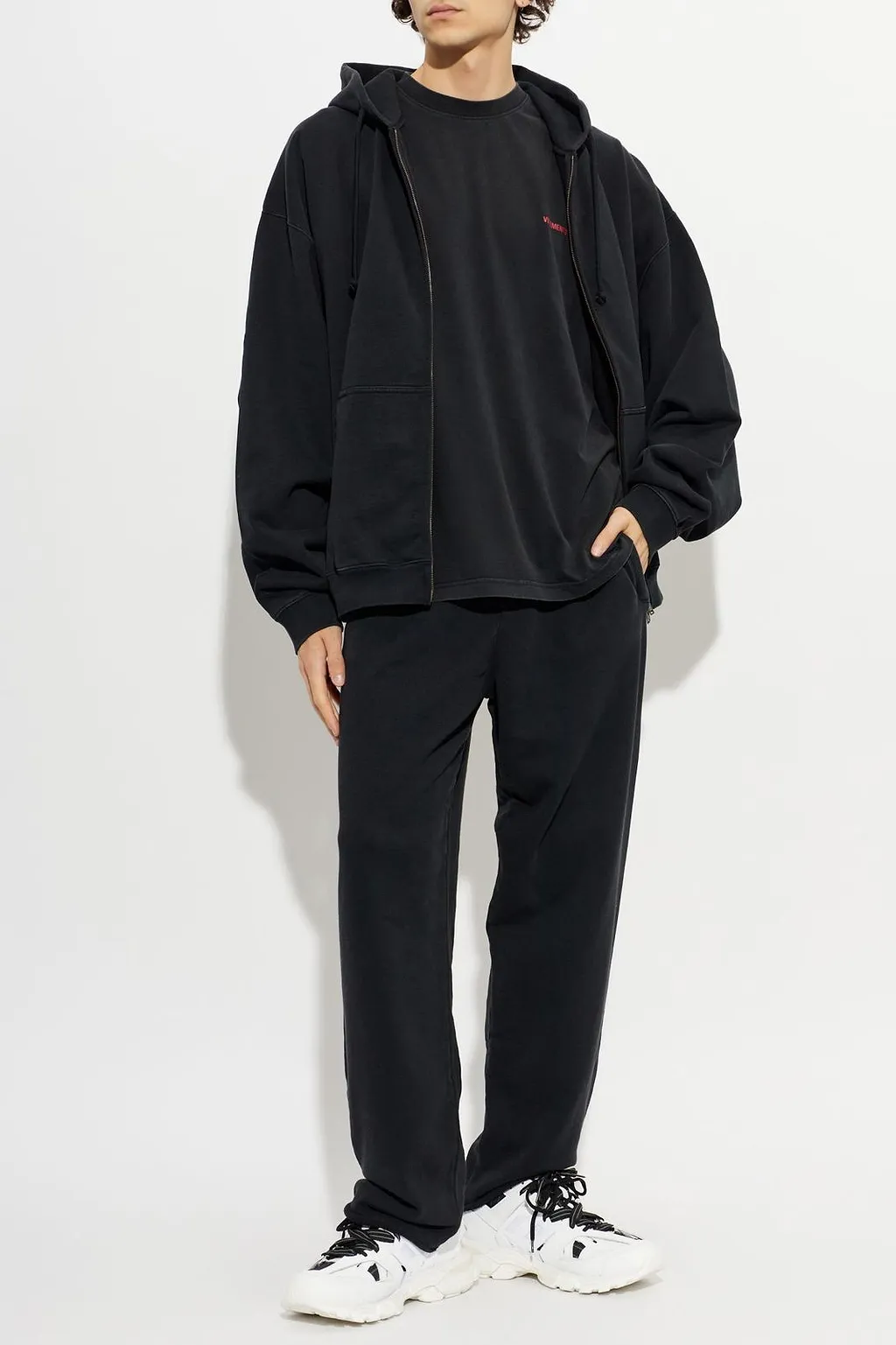 Vetements Oversized Zip-Up Hoodie