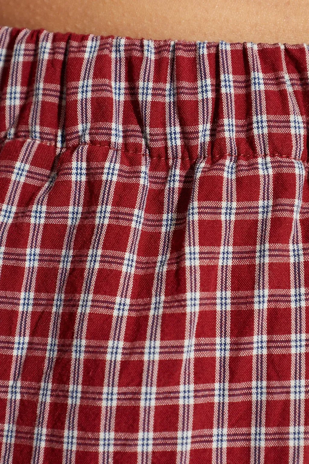 Vetements Plaid Pattern Shorts